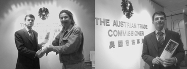 Consul Christian H. Schierer und Oliver H. Stadlbauer